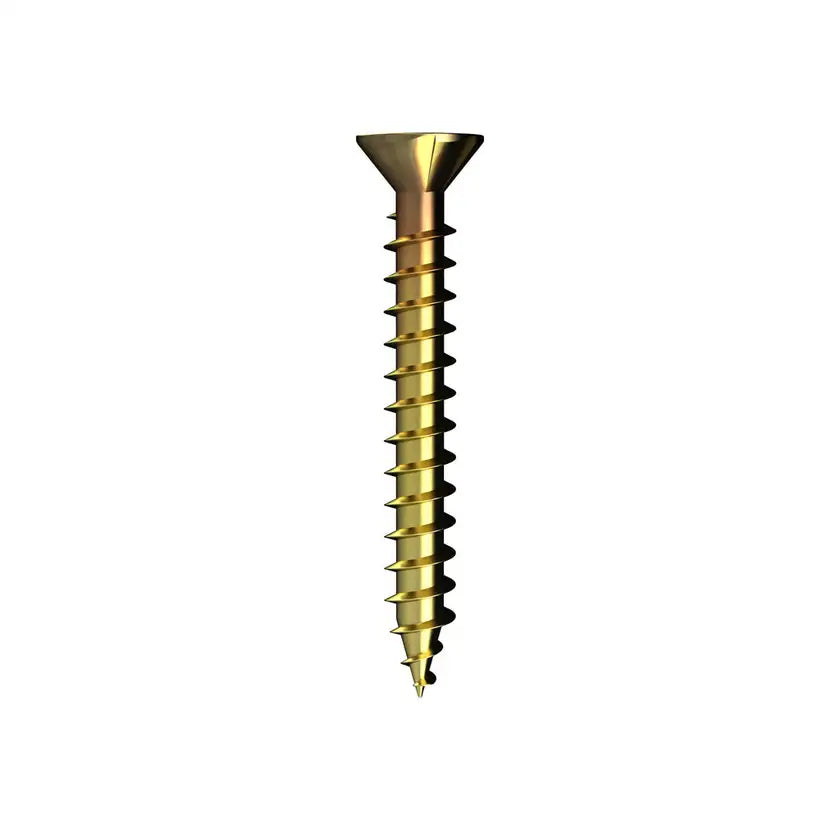 10G Chipboard Screws Yellow Zinc PH2 Bremick