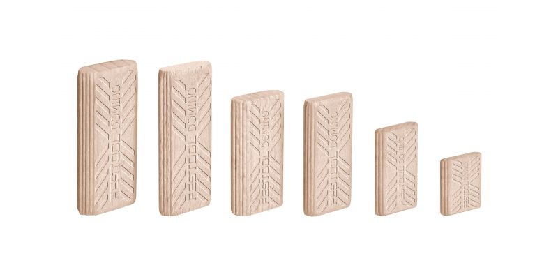 Beech Tenons 8mm x 50mm for DF 500 - 100 Pack - D8 x 50/100 BU