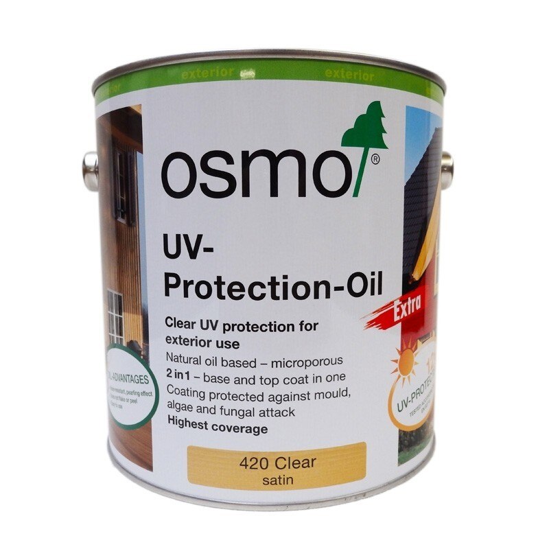Osmo UV Protection Oil 420 Clear Satin | 2.5L