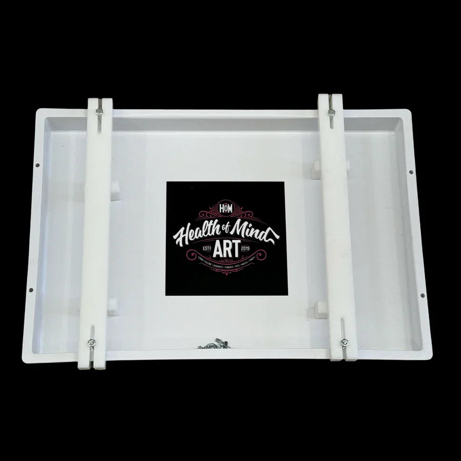 Deluxe Single Piece Reusable Small Serving Board Resin Mould 430x330mm | Health of Mind Art