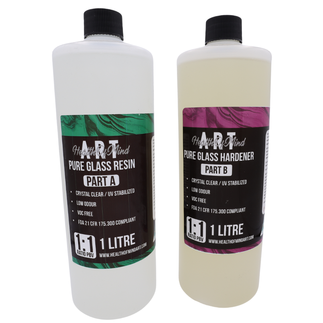 Pure Glass Resin 1L | Health of Mind Art