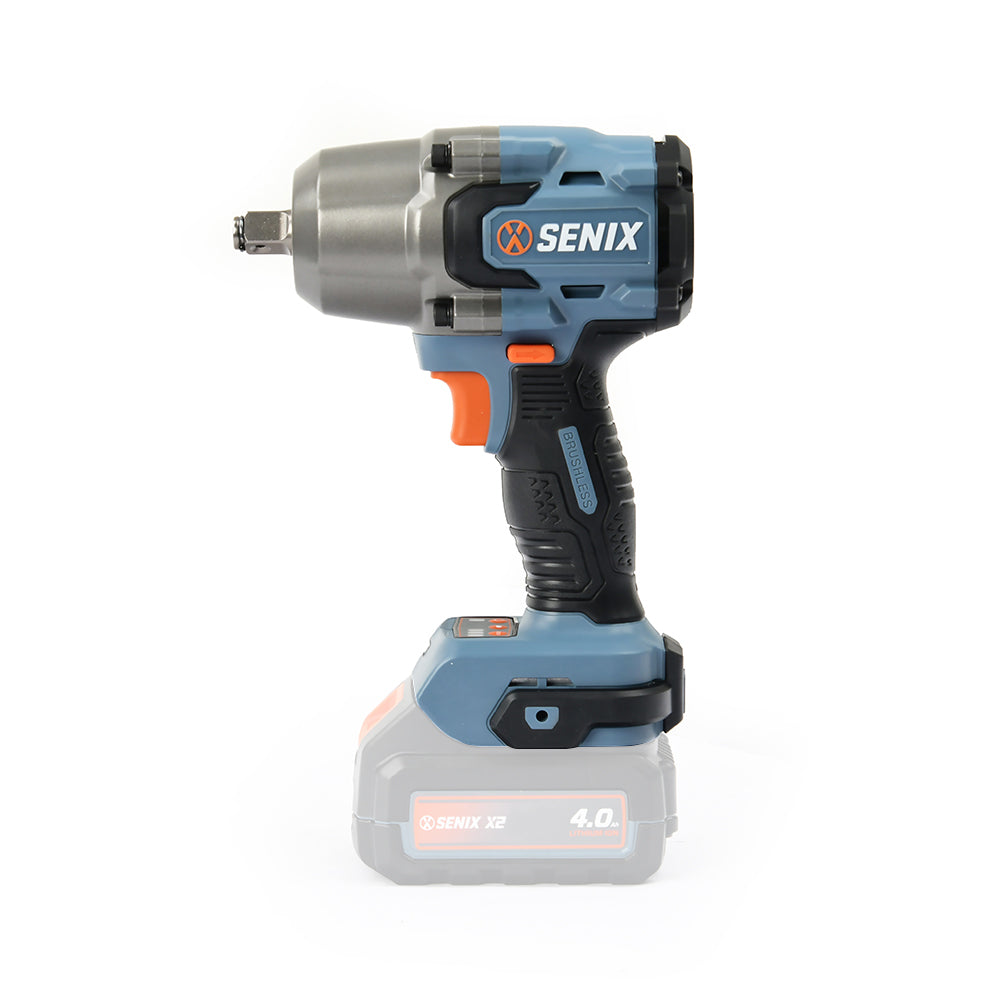 Senix X2 18V 1/2" 750Nm Brushless Impact Wrench Skin