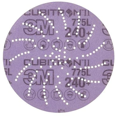 150mm/6" - 3M™ Cubitron II Hookit Clean Sanding Film Discs 775L