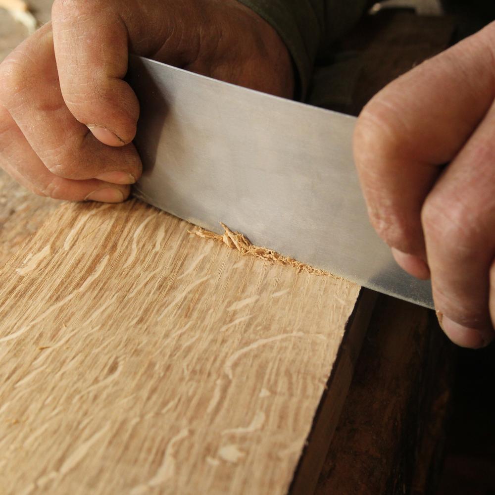 Narex Premium Gooseneck Cabinet Scraper - 120mm x 70mm x 0.7mm