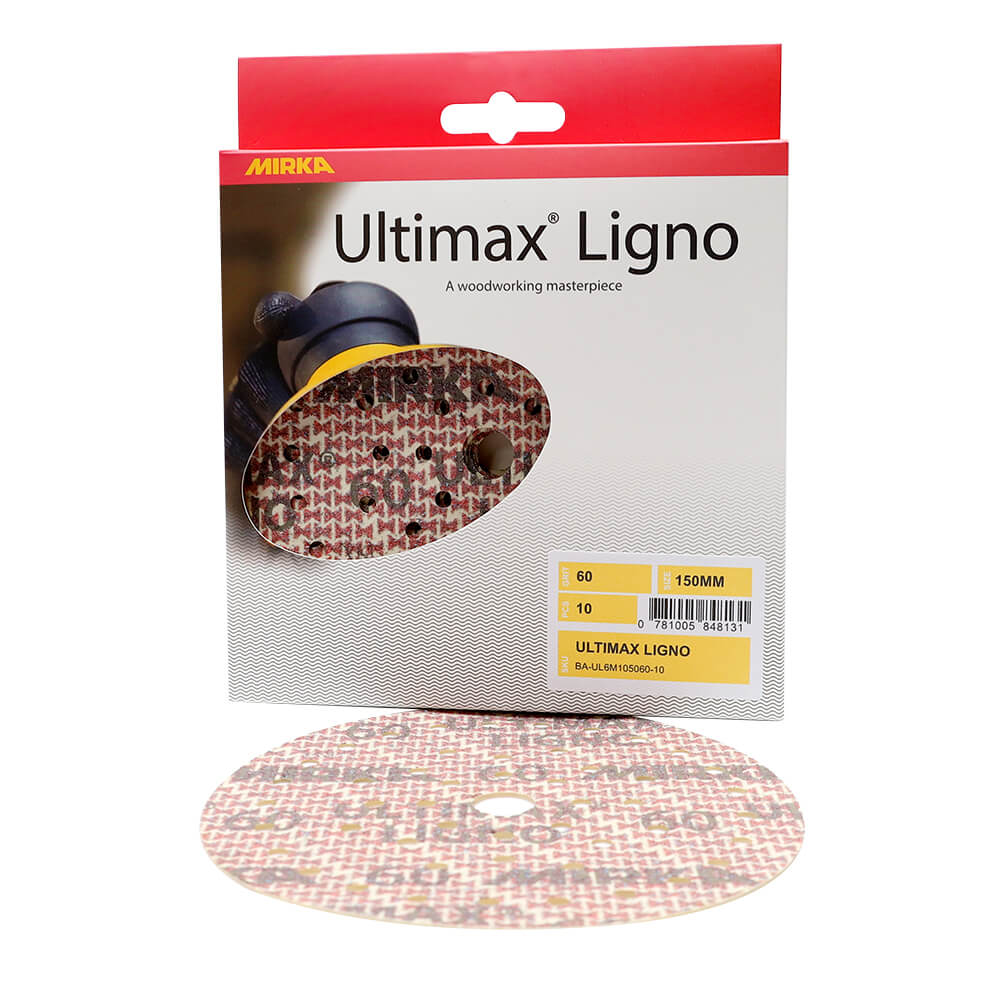 Mirka Ultimax Ligno Wood Sanding Discs | 150mm/6"
