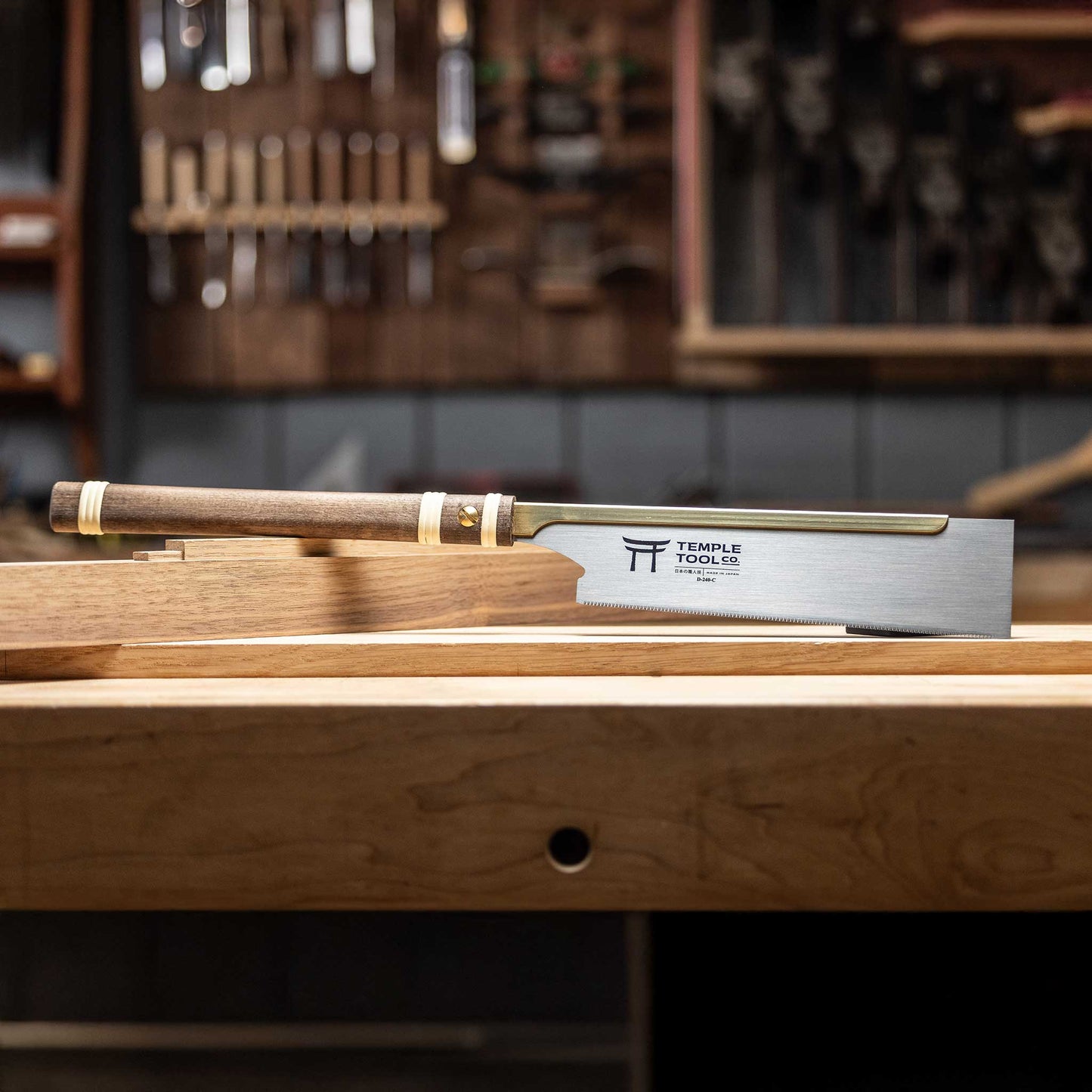 Temple Tool Co Japanese Dozuki Pull Saw | Fine Crosscut | 240mm