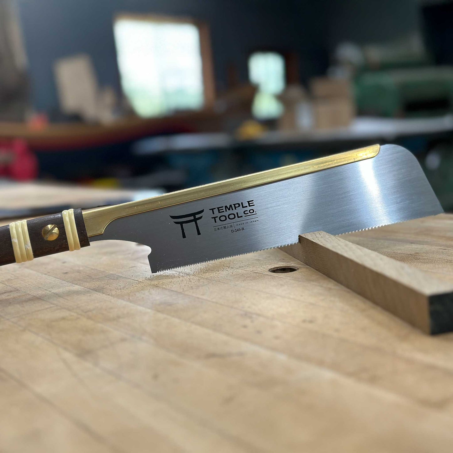 Temple Tool Co Japanese Dozuki Pull Saw | Fine Rip-Cut | 240mm