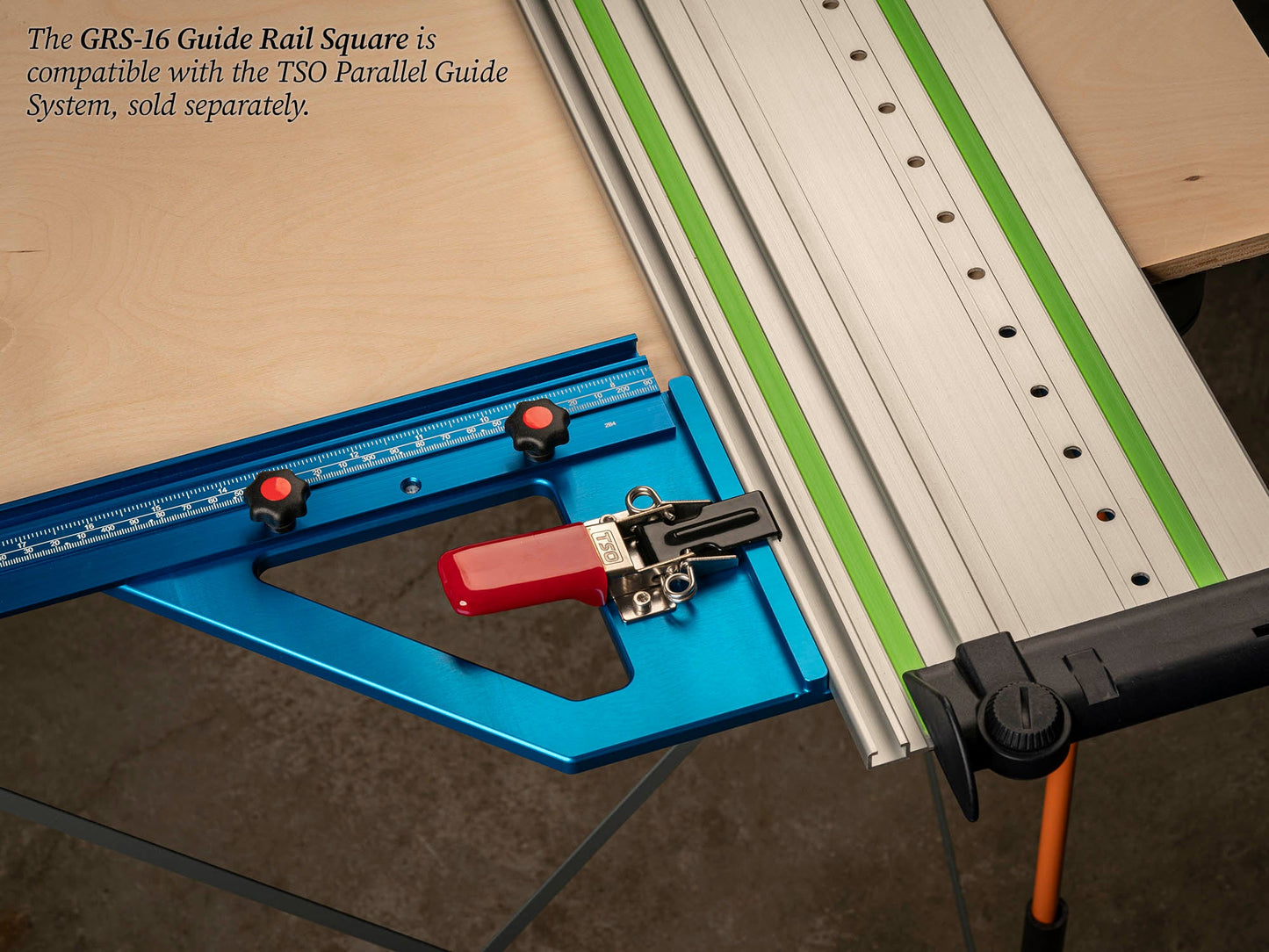 TSO Products GRS-16 Guide Rail Square