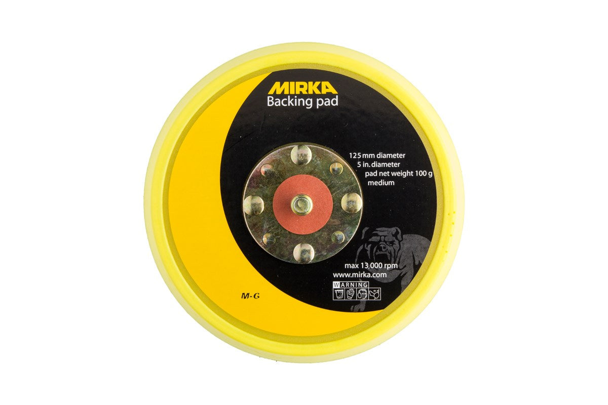 Mirka Backing Pad To Suit Mirka DEROS Sander 125mm/5" 28H - Hard