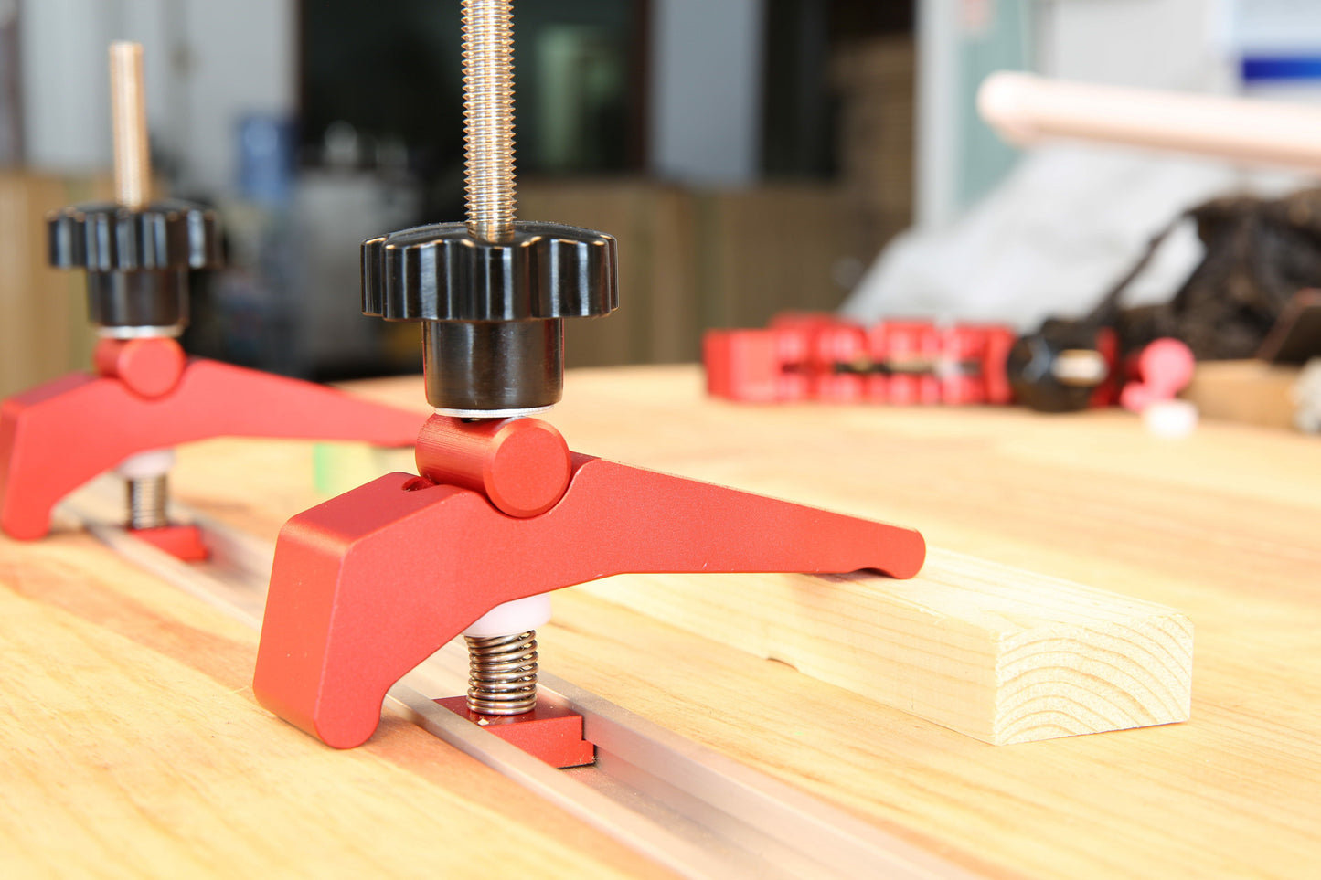 Quick Action Hold Down Clamp To Suit T-Track - By Hongdui Tools