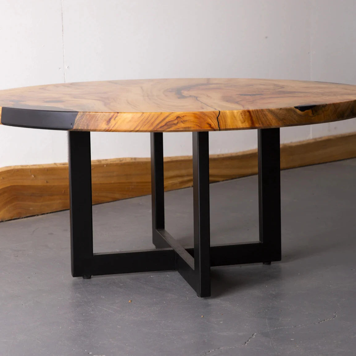 Round Coffee Table Base 2pcs 520x520x400mm - 50x25mm