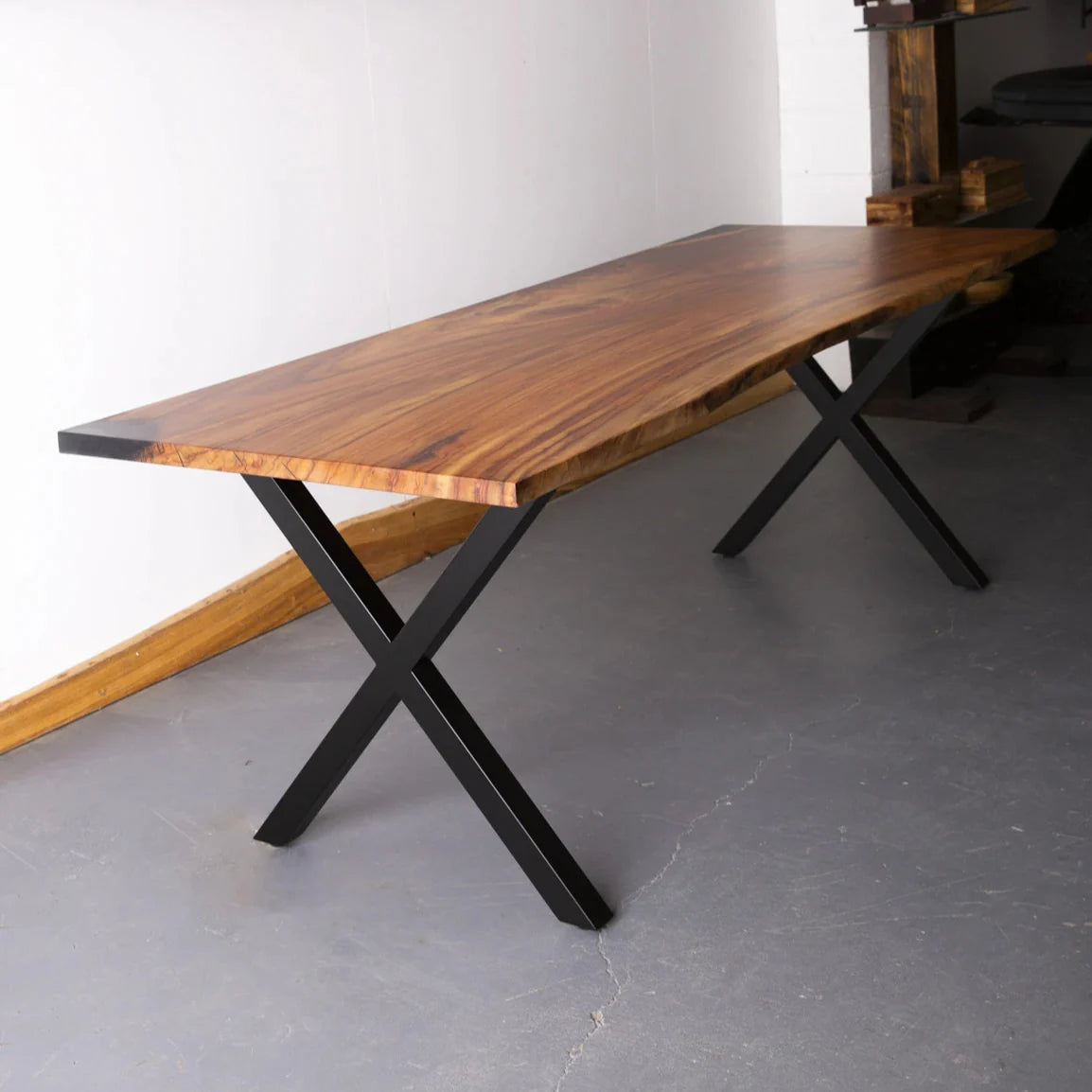 Cross Dining Table Legs 660x660x710mm - 50x50mm