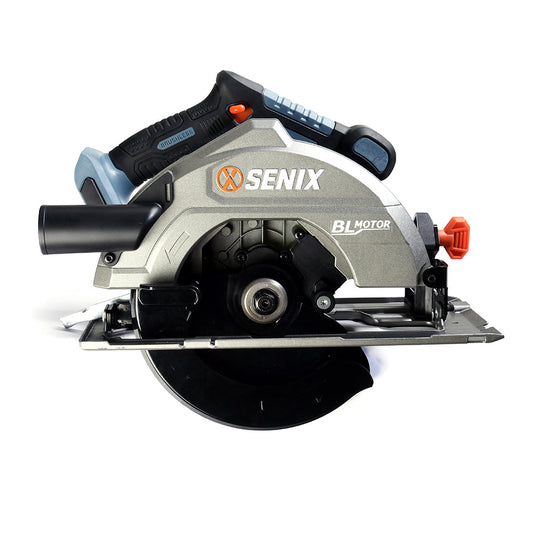Senix X2 18V Brushless 184mm Circular Saw with Dust Extraction Guard Skin