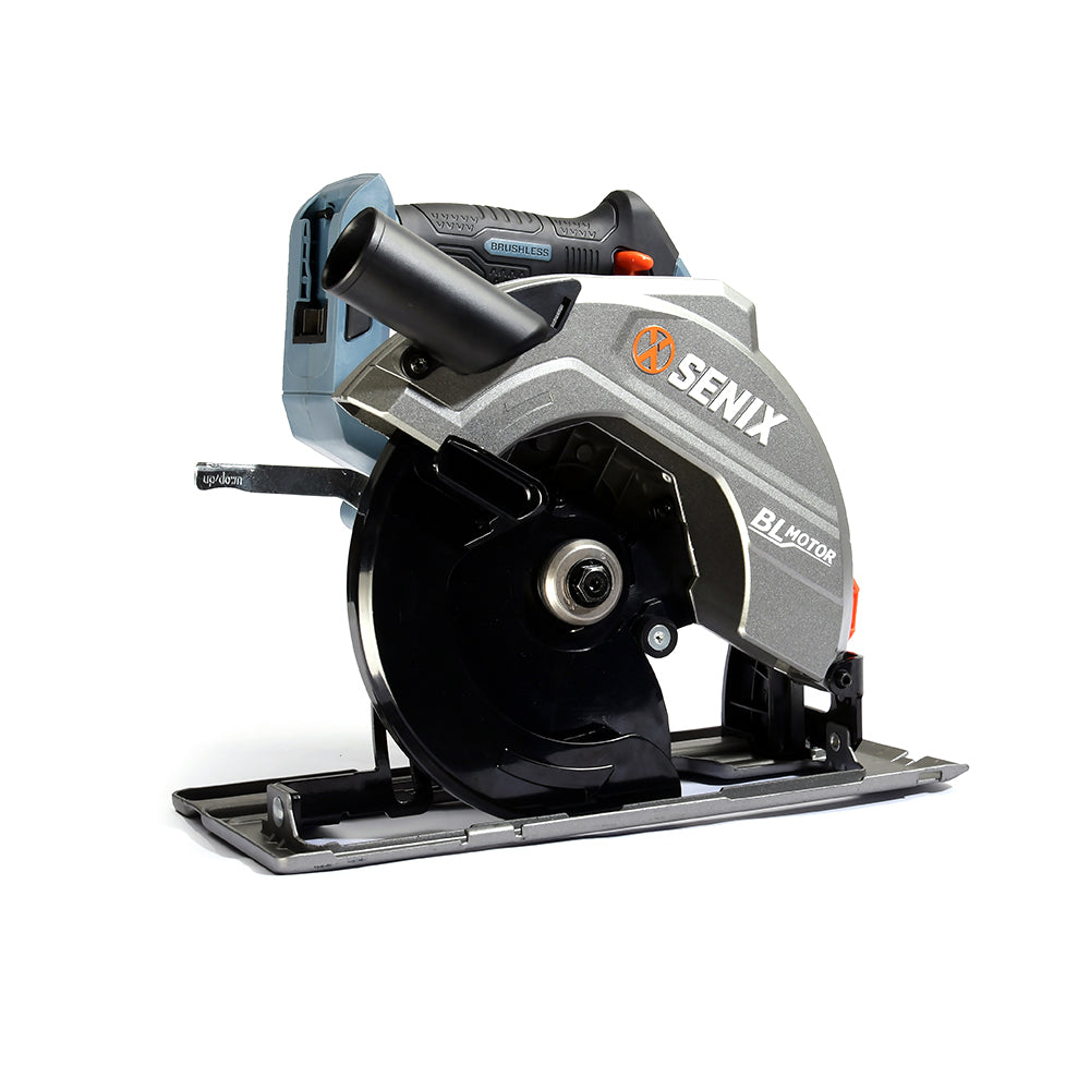 Senix X2 18V Brushless 184mm Circular Saw with Dust Extraction Guard Skin