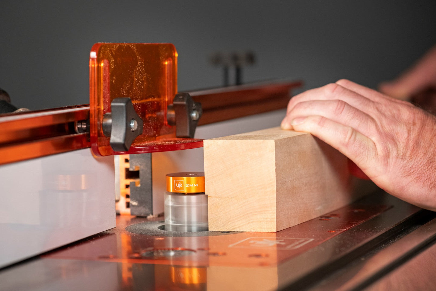 UJK Two Wing Rebate Cutter Imperial Collar Set - 1/2" Shank