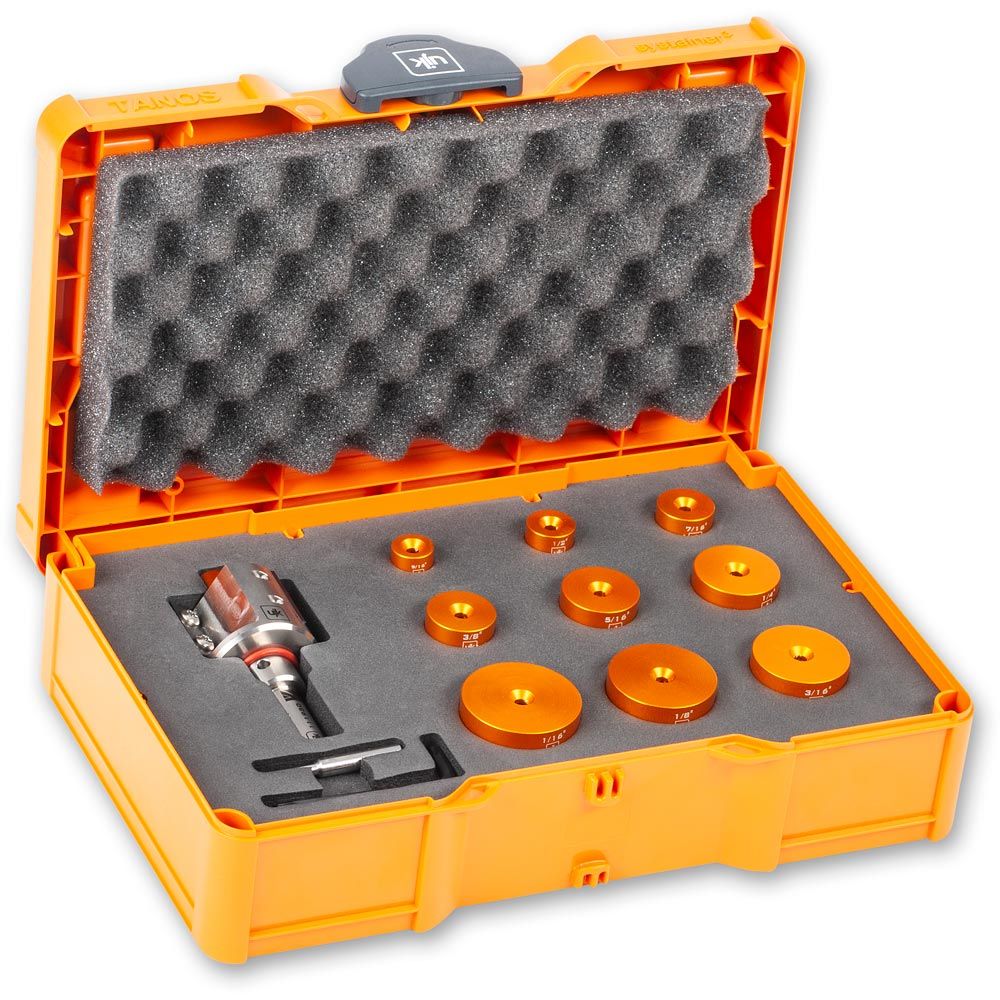 UJK Two Wing Rebate Cutter Imperial Collar Set - 1/2" Shank