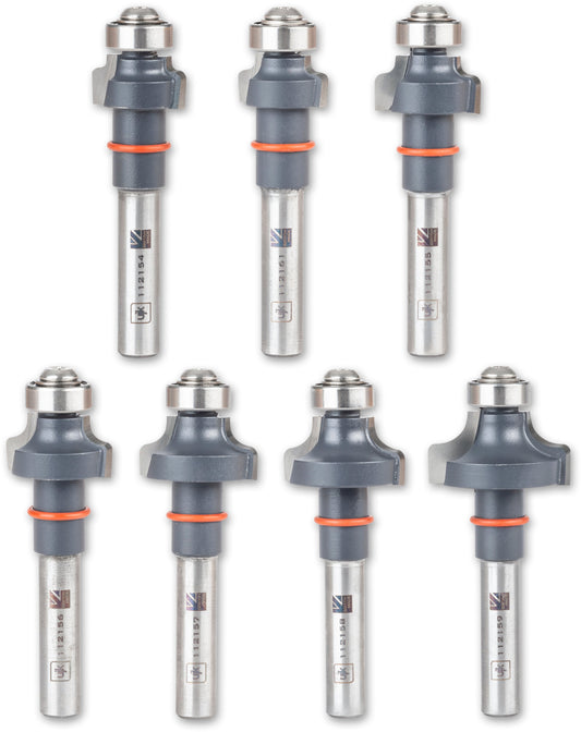 UJK Round Over Router Bit Set - 1/4" Shank