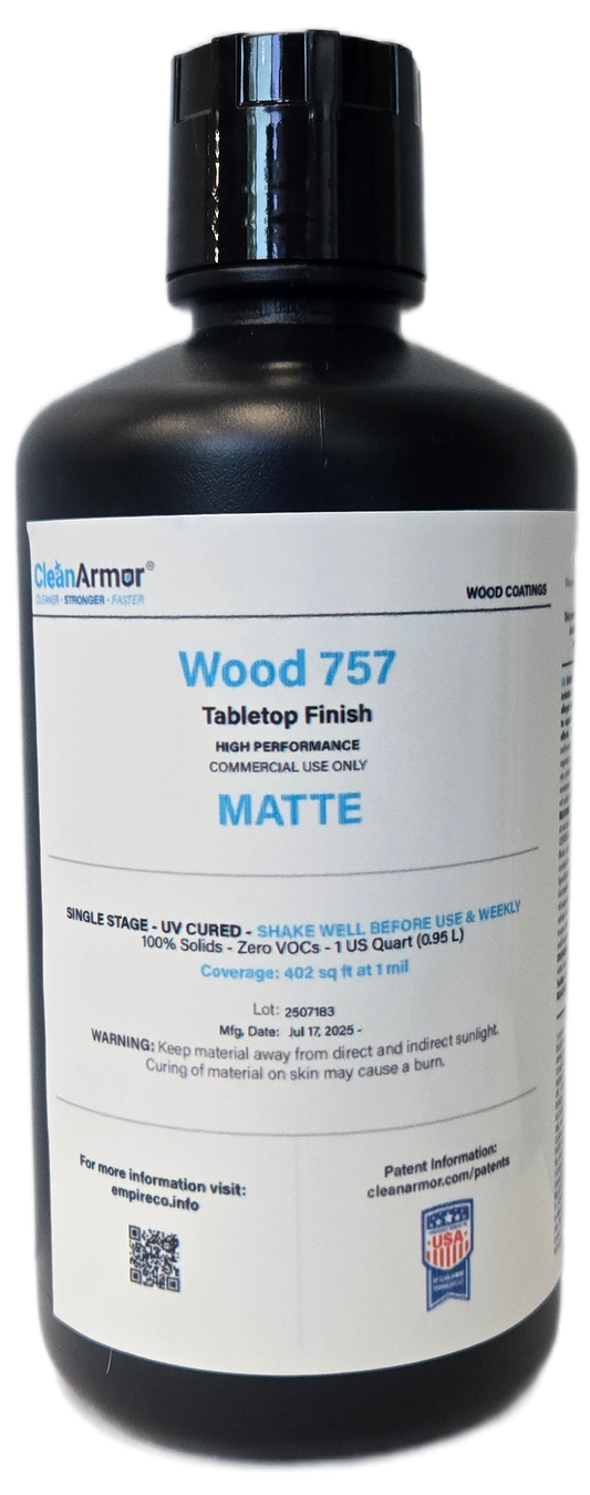 Clean Armor 757 Commercial Tabletop Finish | Matt