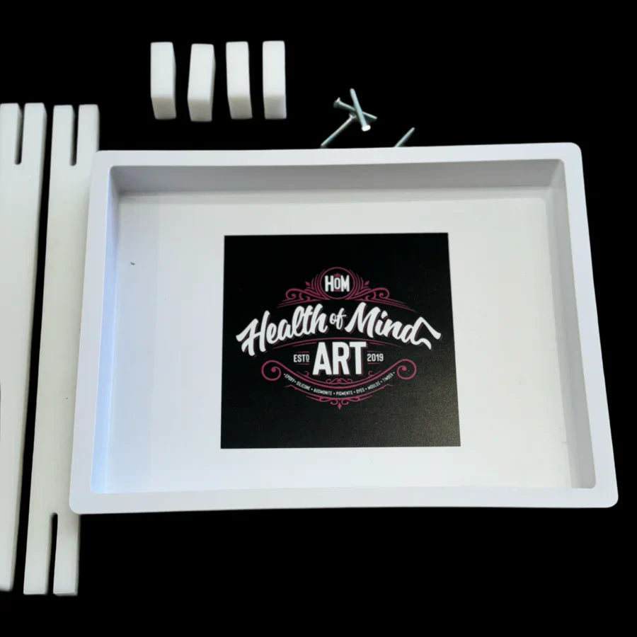 Deluxe Single Piece Reusable Small Serving Board Resin Mould 430x330mm | Health of Mind Art