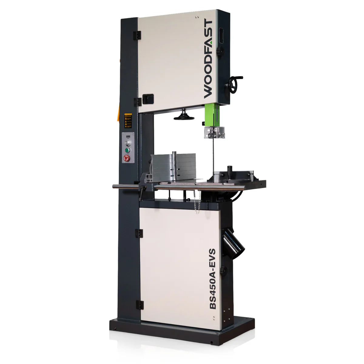 450mm (18") Deluxe Wood / Metal Bandsaw with Electronic Variable Speed 2.5HP 240V BS450A-EVS by Woodfast