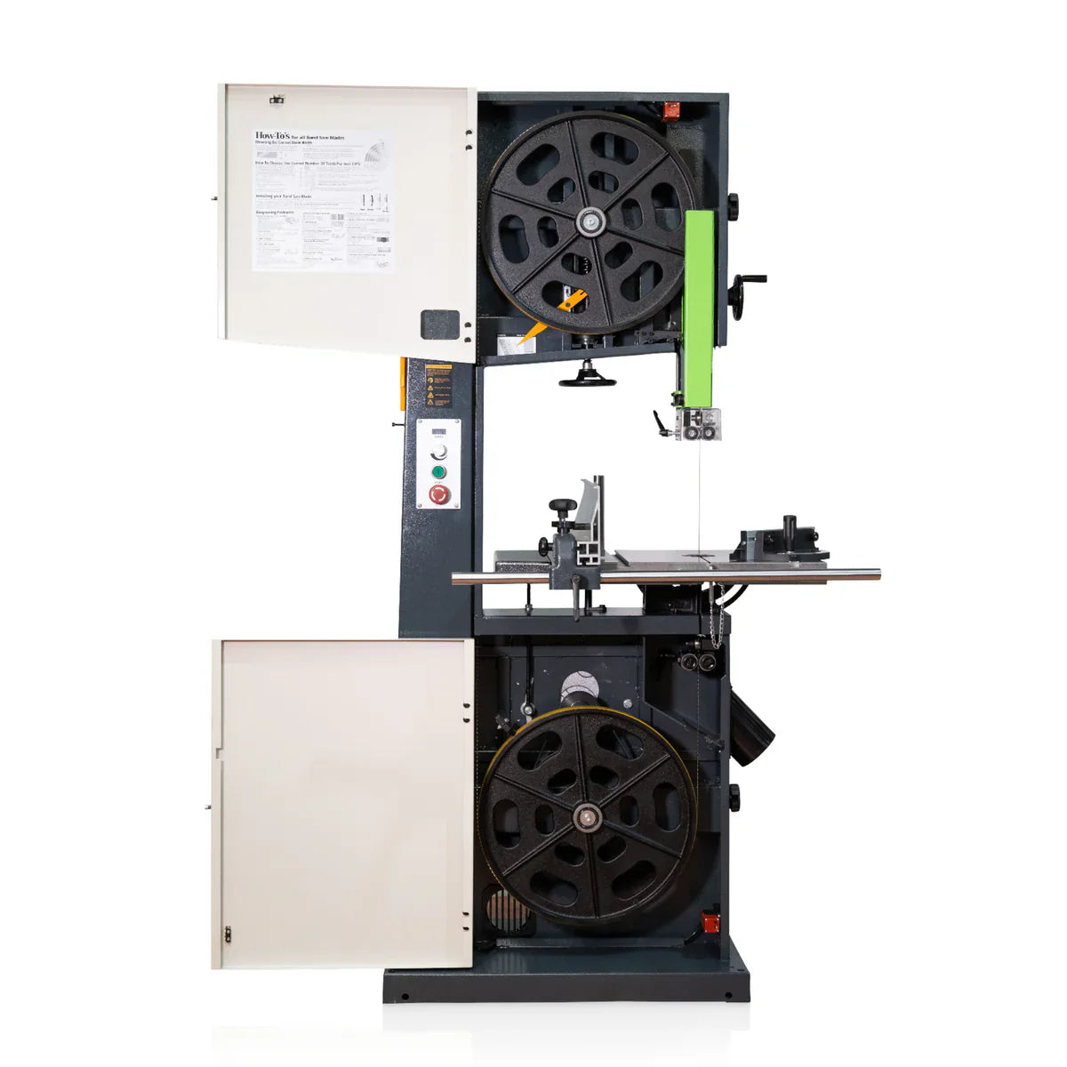 450mm (18") Deluxe Wood / Metal Bandsaw with Electronic Variable Speed 2.5HP 240V BS450A-EVS by Woodfast