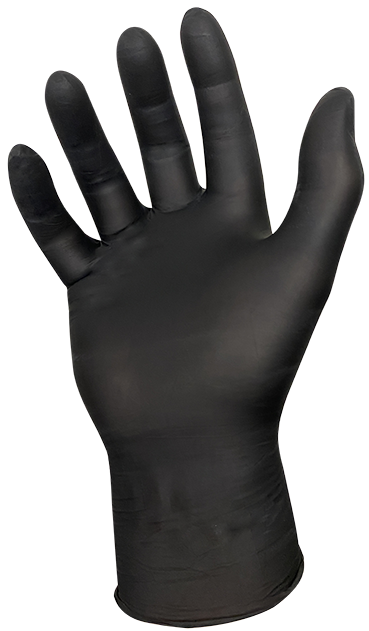 Black Air Nitrile Gloves Box 100