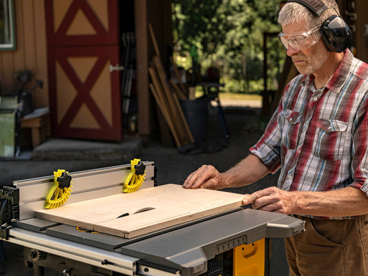 TSO Products Rip Fence with T-Slots for 210mm / 8.25" DEWALT Compact Jobsite Table Saw (DWE7485, DWE7480, DCS7485 or DW745)