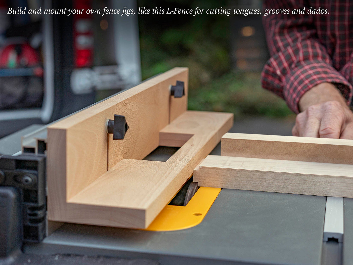 TSO Products Rip Fence with T-Slots for 250mm / 10" DEWALT Jobsite Table Saw (DWE7491-XE / DWE7491RS)