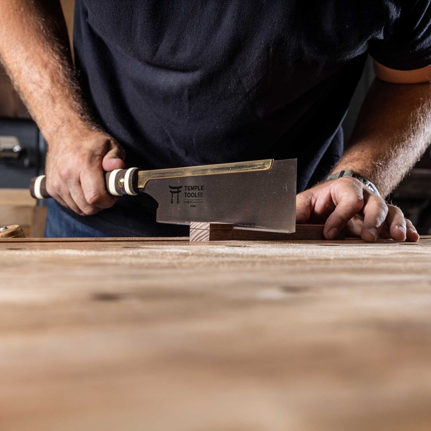 Temple Tool Co Japanese Dozuki Pull Saw | Fine Crosscut | 240mm