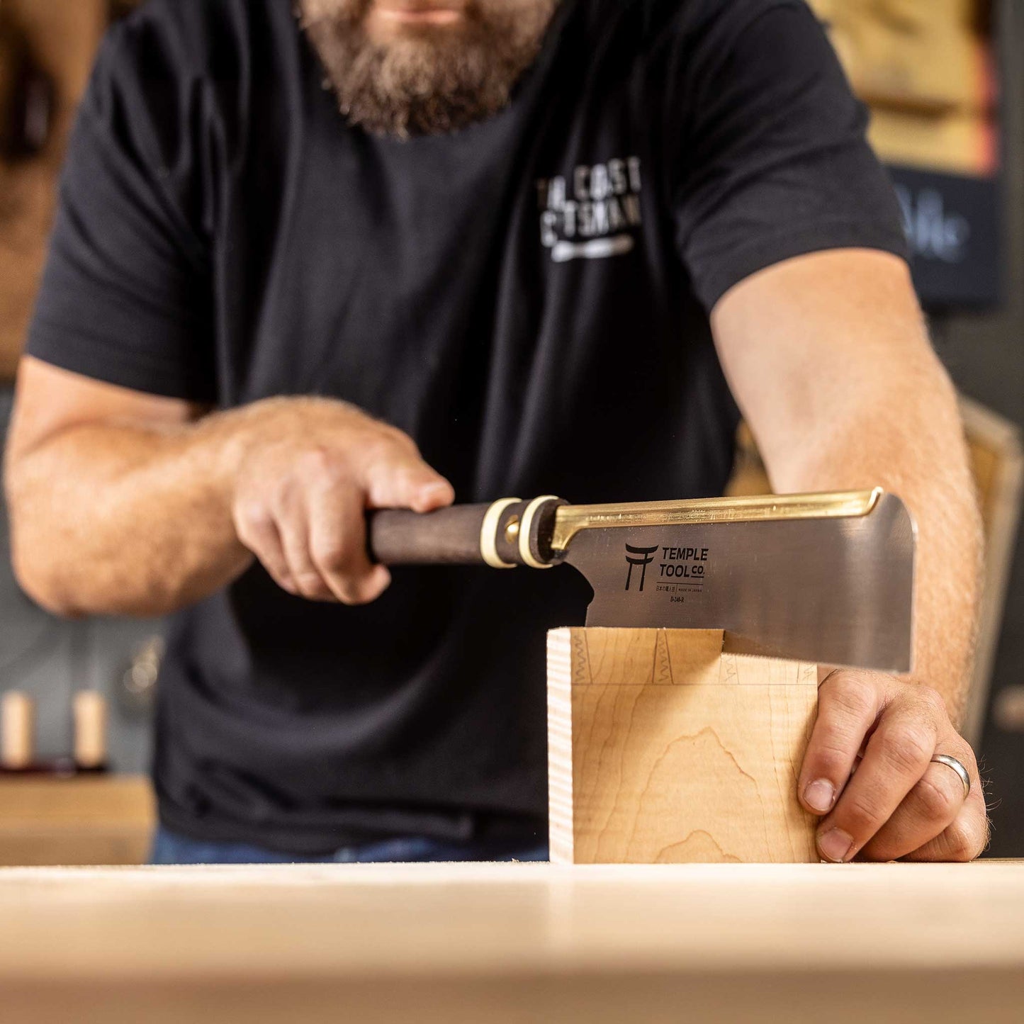 Temple Tool Co Japanese Dozuki Pull Saw | Fine Rip-Cut | 240mm