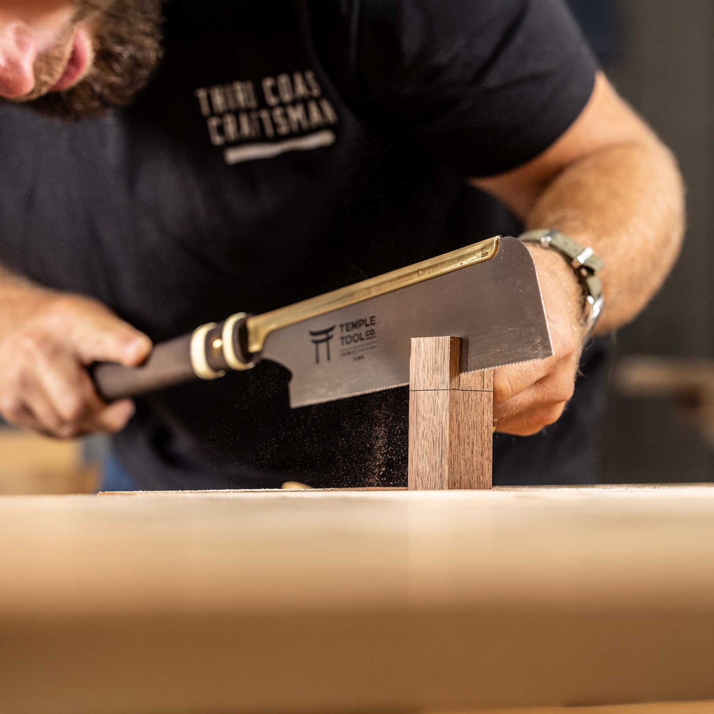 Temple Tool Co Japanese Dozuki Pull Saw | Fine Rip-Cut | 240mm