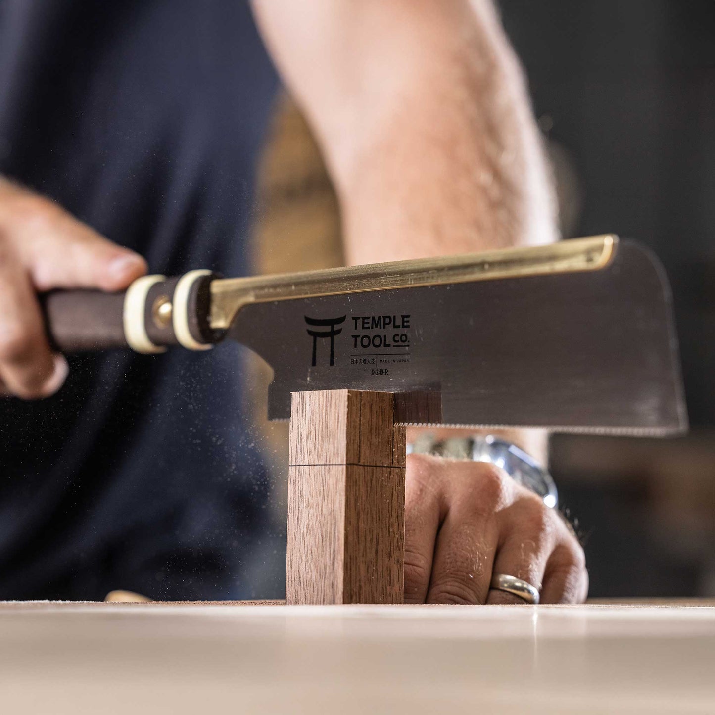 Temple Tool Co Japanese Dozuki Pull Saw | Fine Rip-Cut | 240mm