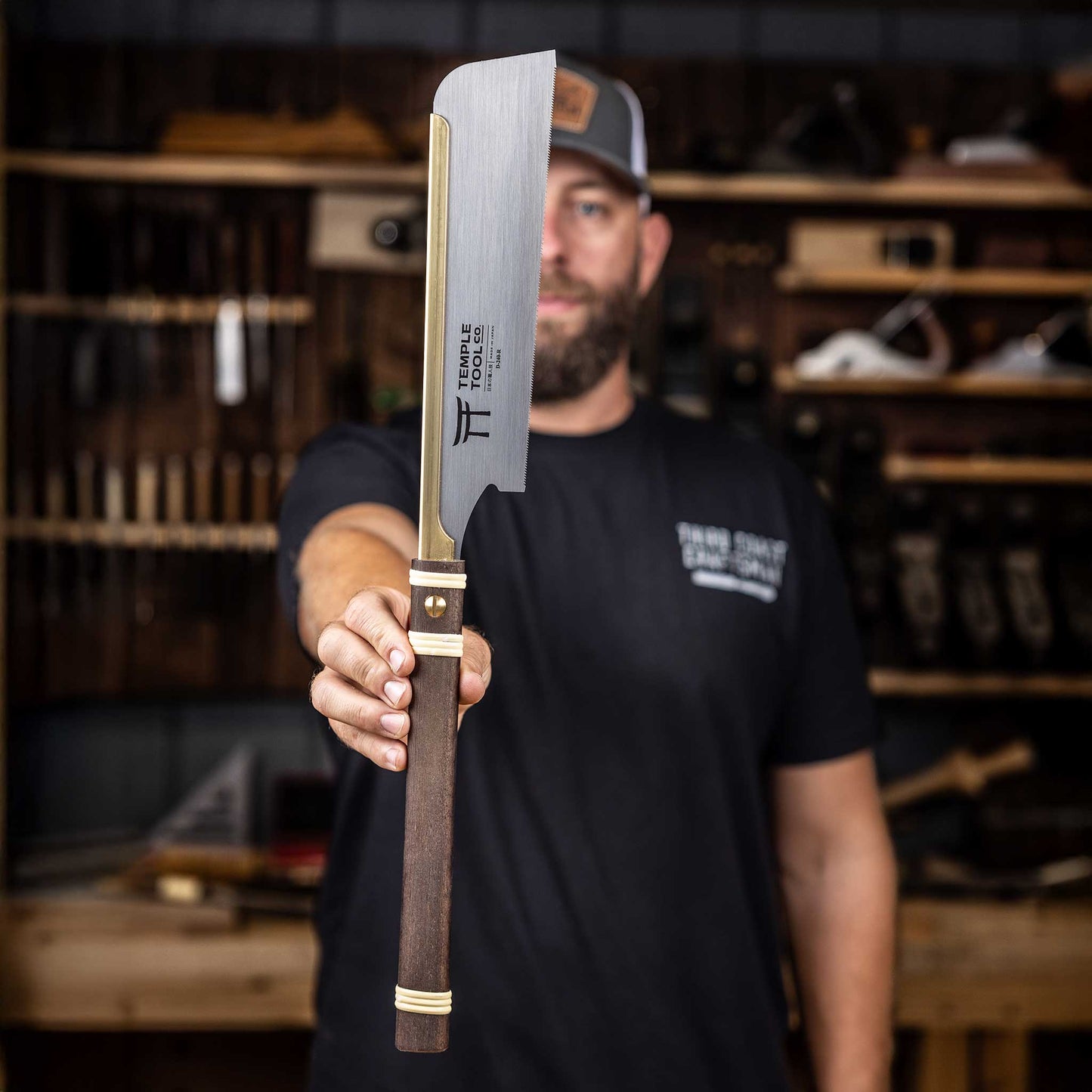 Temple Tool Co Japanese Dozuki Pull Saw | Fine Rip-Cut | 240mm