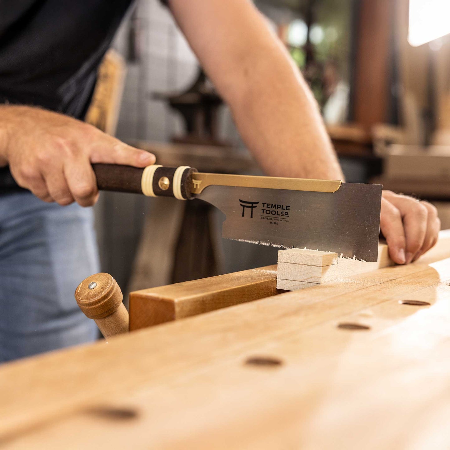 Temple Tool Co Japanese Dozuki Pull Saw | Fine Universal-Cut | 150mm