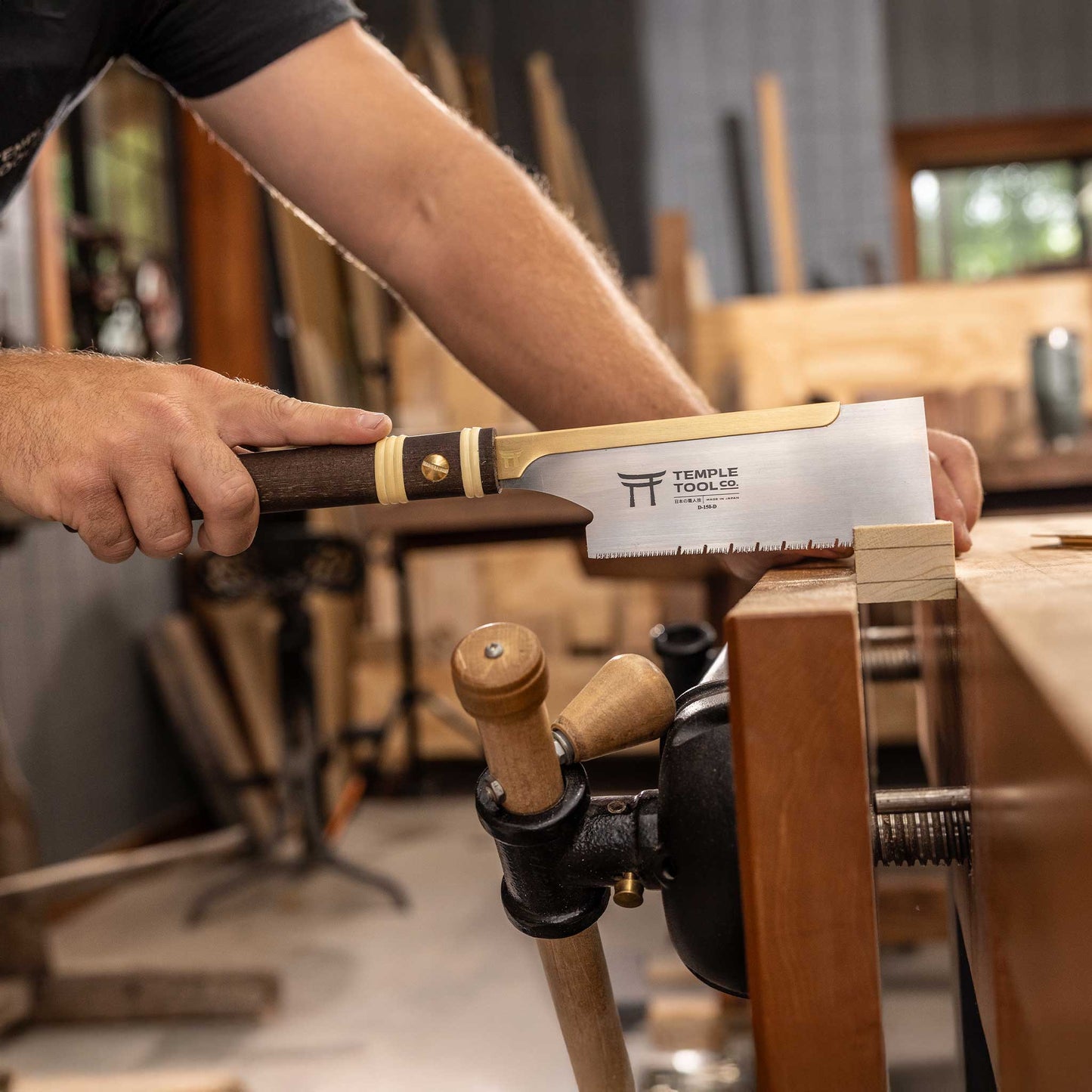 Temple Tool Co Japanese Dozuki Pull Saw | Fine Universal-Cut | 150mm