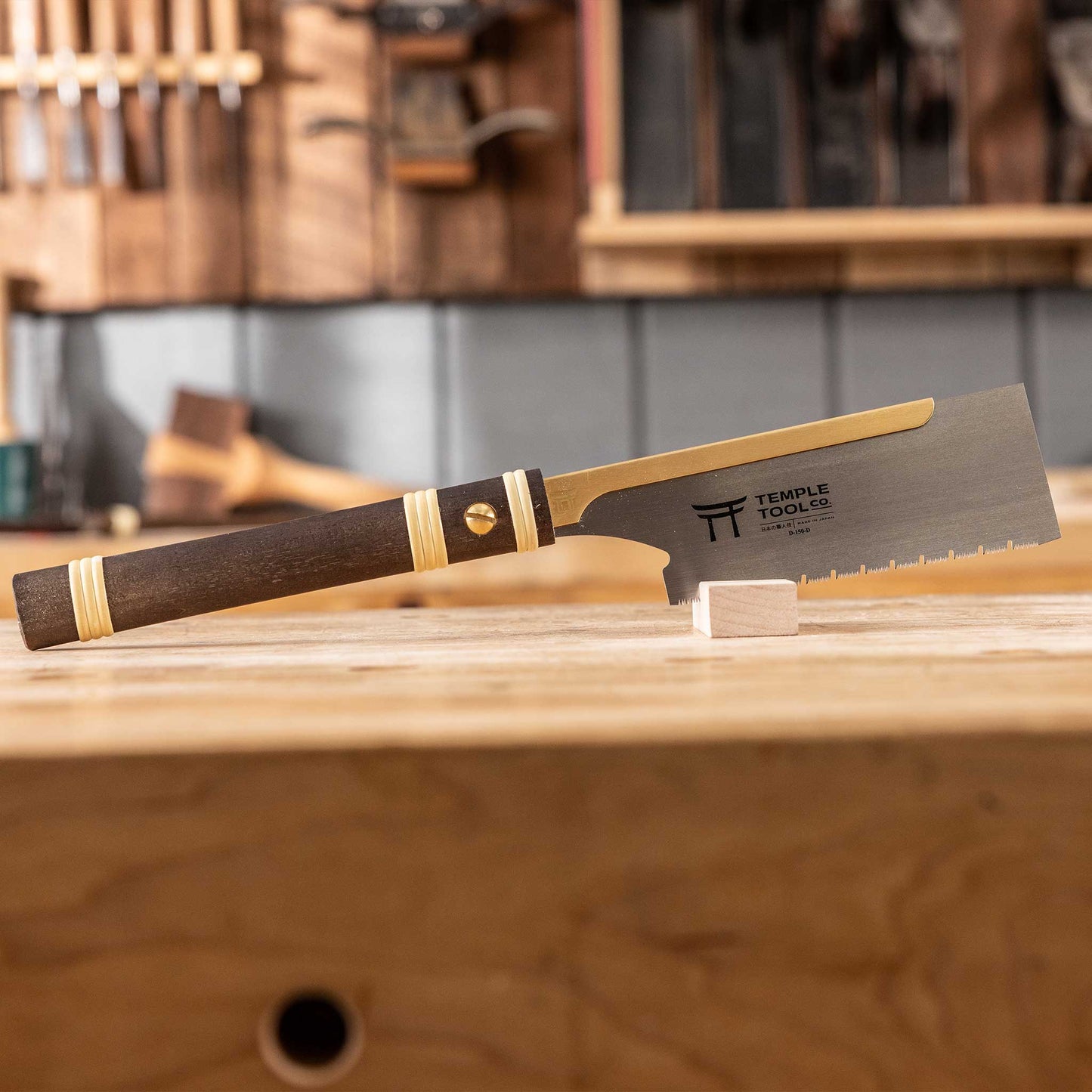 Temple Tool Co Japanese Dozuki Pull Saw | Fine Universal-Cut | 150mm