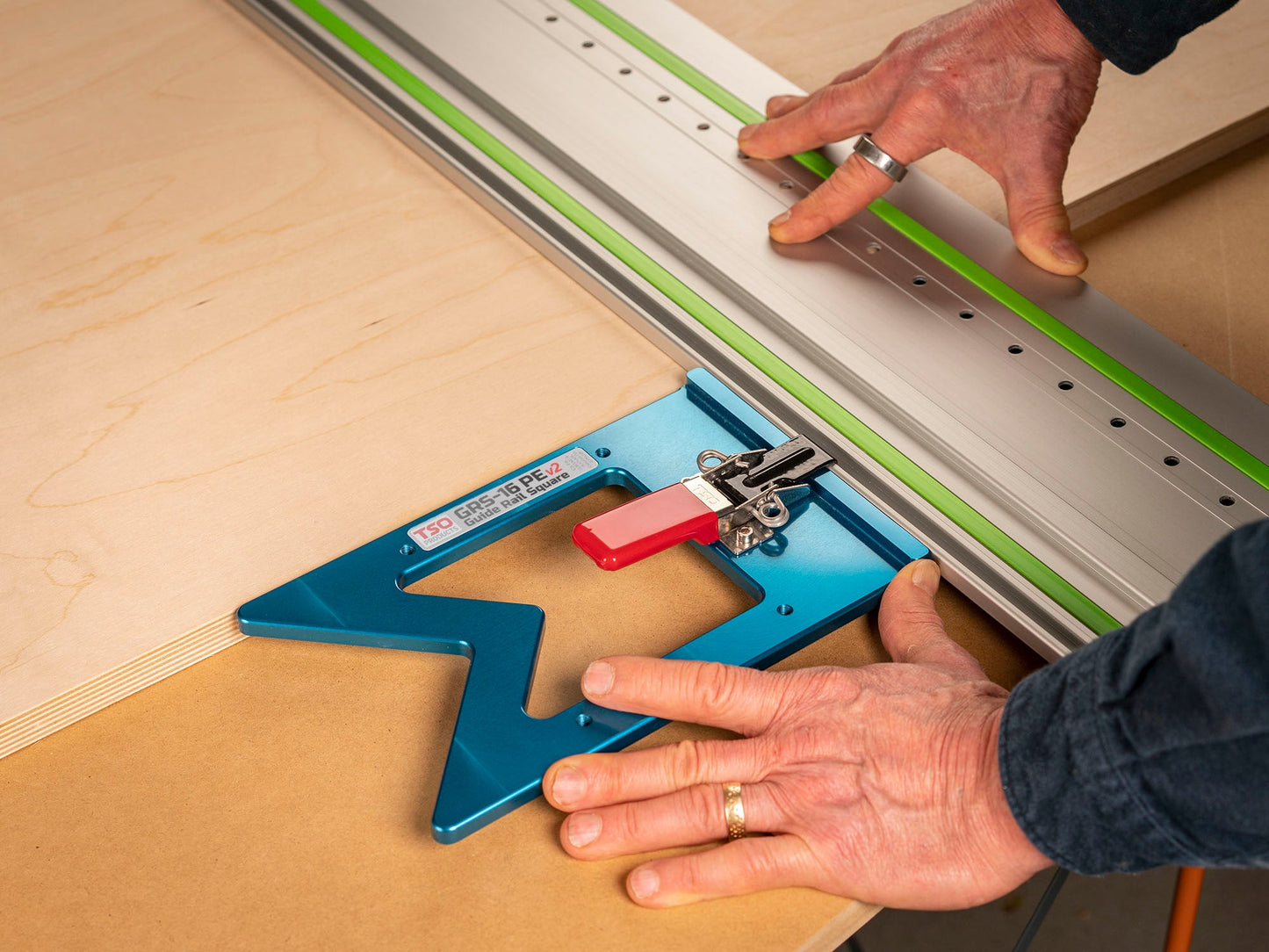 TSO Products GRS-16 PE v2 Guide Rail Square