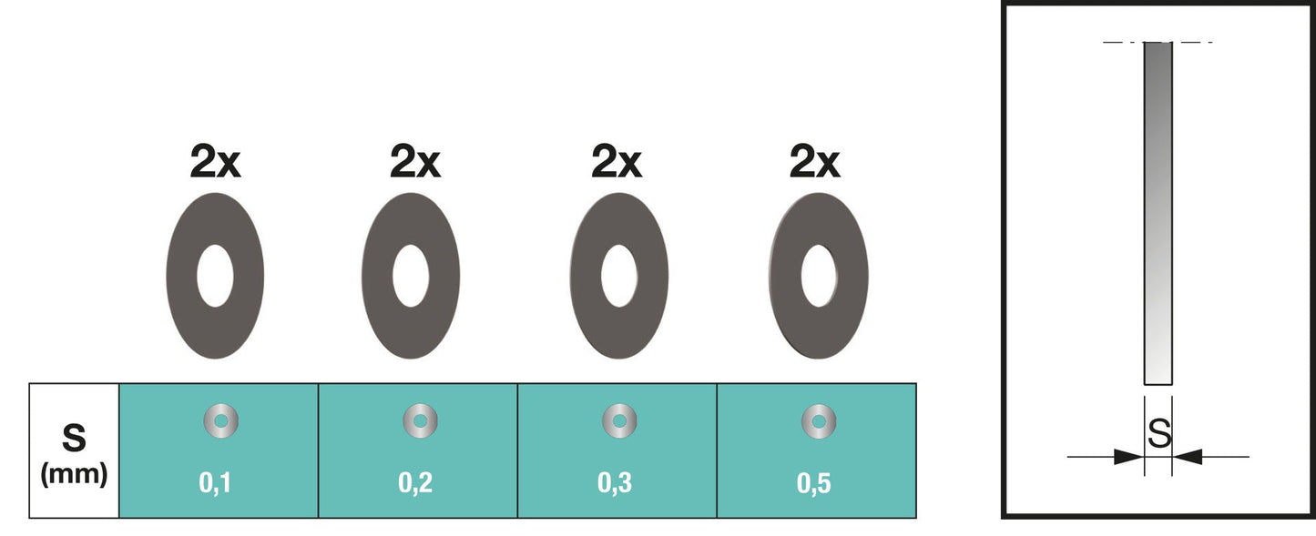 Freud 8"/207mm Locked Dado Set - 30mm Bore - GL20701M