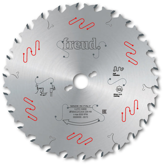 Freud Industrial Rip Cut Circular Saw Blade - 350mm Diameter - 30 Tooth - 30mm Bore - LU1C 1000