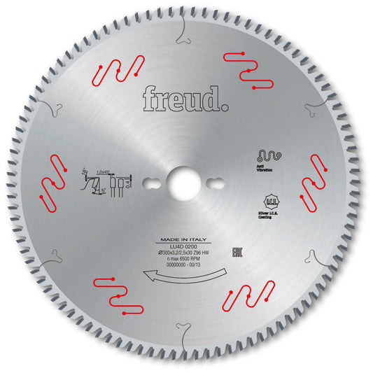 Freud Industrial Solid Surface Circular Saw Blade - 300mm Diameter - 96 Tooth - 30mm Bore - LU4D 0200