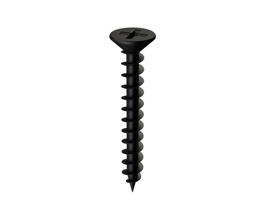 Bremick™ 7G Long Thread Hinge Screws Black PH2