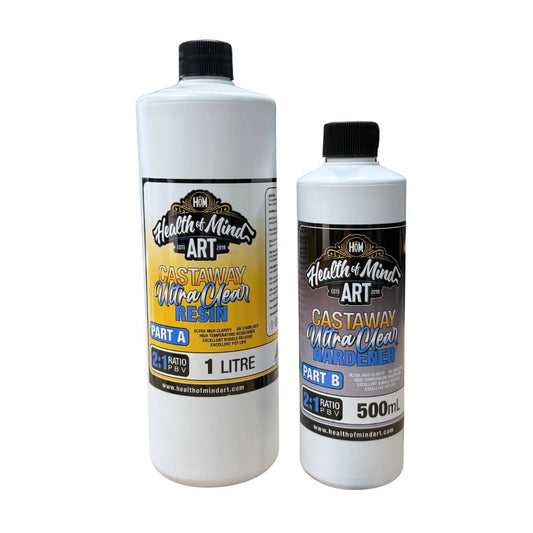 Cast Away Ultra Clear Resin 1.5L | Health of Mind Art