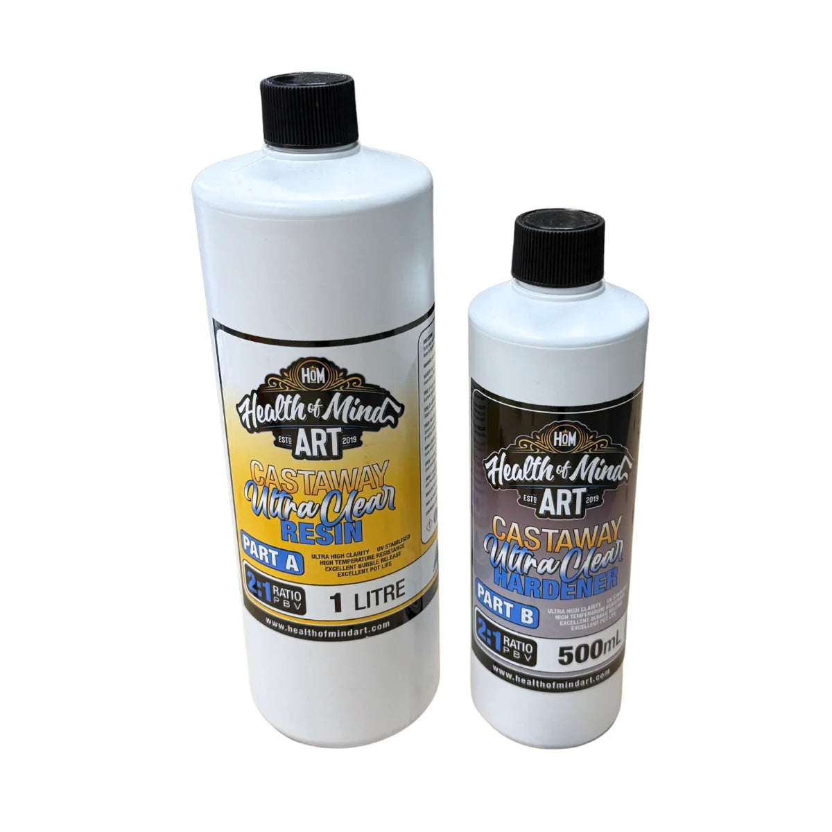 Cast Away Ultra Clear Resin 1.5L | Health of Mind Art