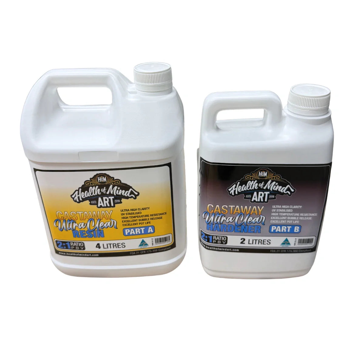 Cast Away Ultra Clear Resin 6L | Health of Mind