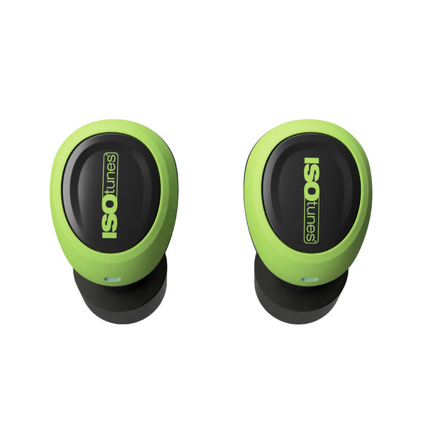 ISOtunes FREE 2.0 True Wireless Bluetooth Earbuds - Safety Green