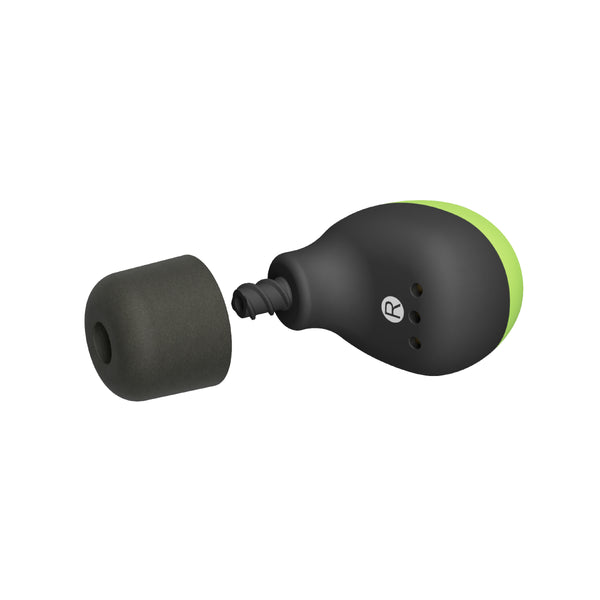 ISOtunes FREE 2.0 True Wireless Bluetooth Earbuds - Safety Green