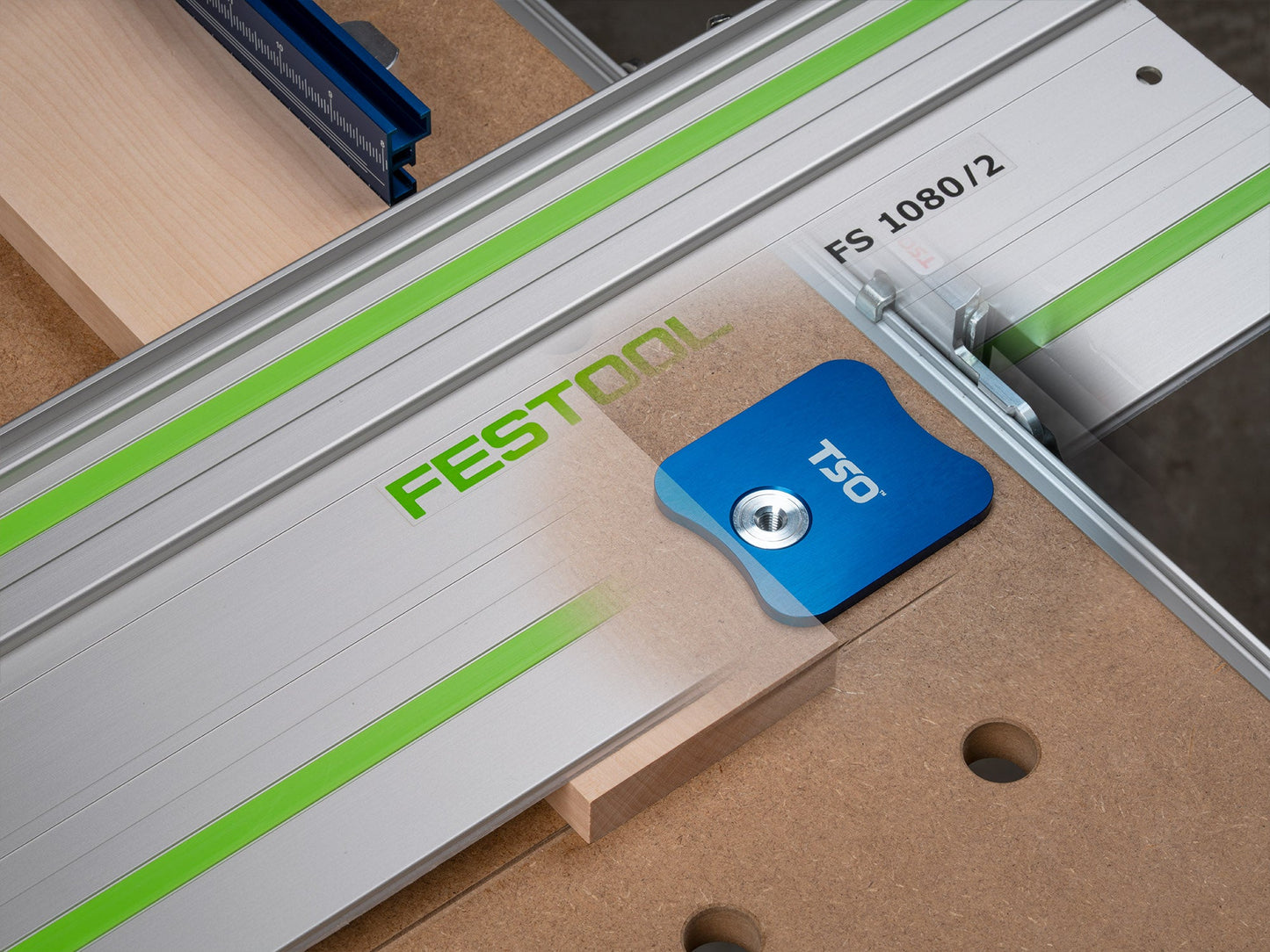 TSO Products 900mm Multifunction Workbench Fence & Stop Set