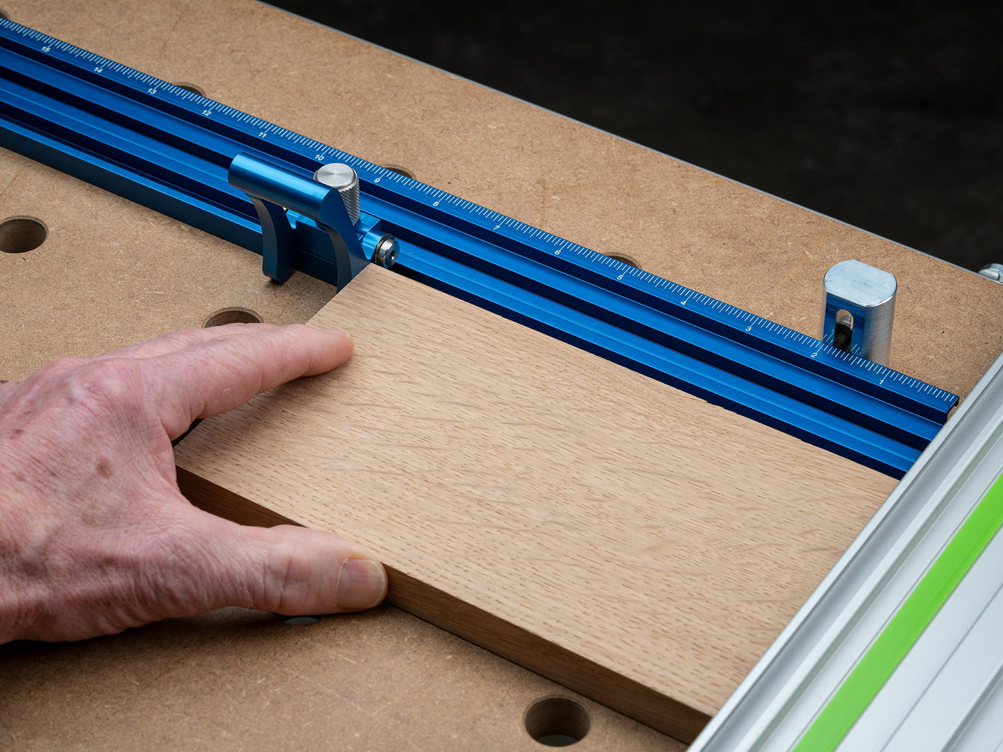 TSO Products 900mm Multifunction Workbench Fence & Stop Set