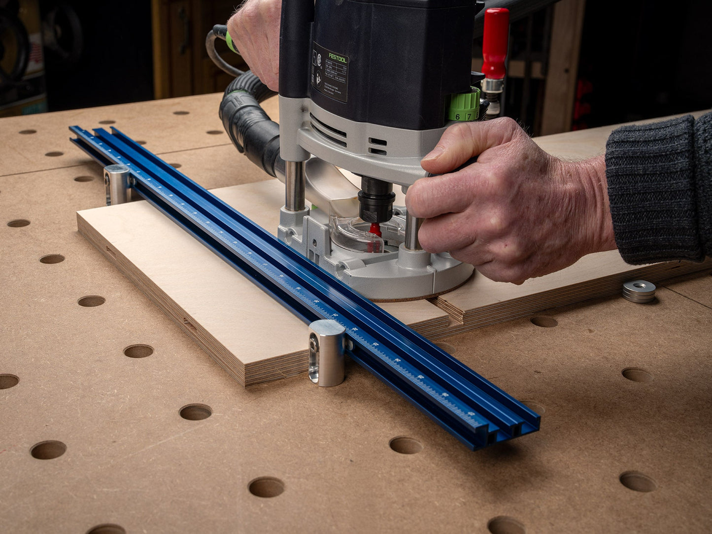 TSO Products 1200mm Multifunction Workbench Fence & Stop Set