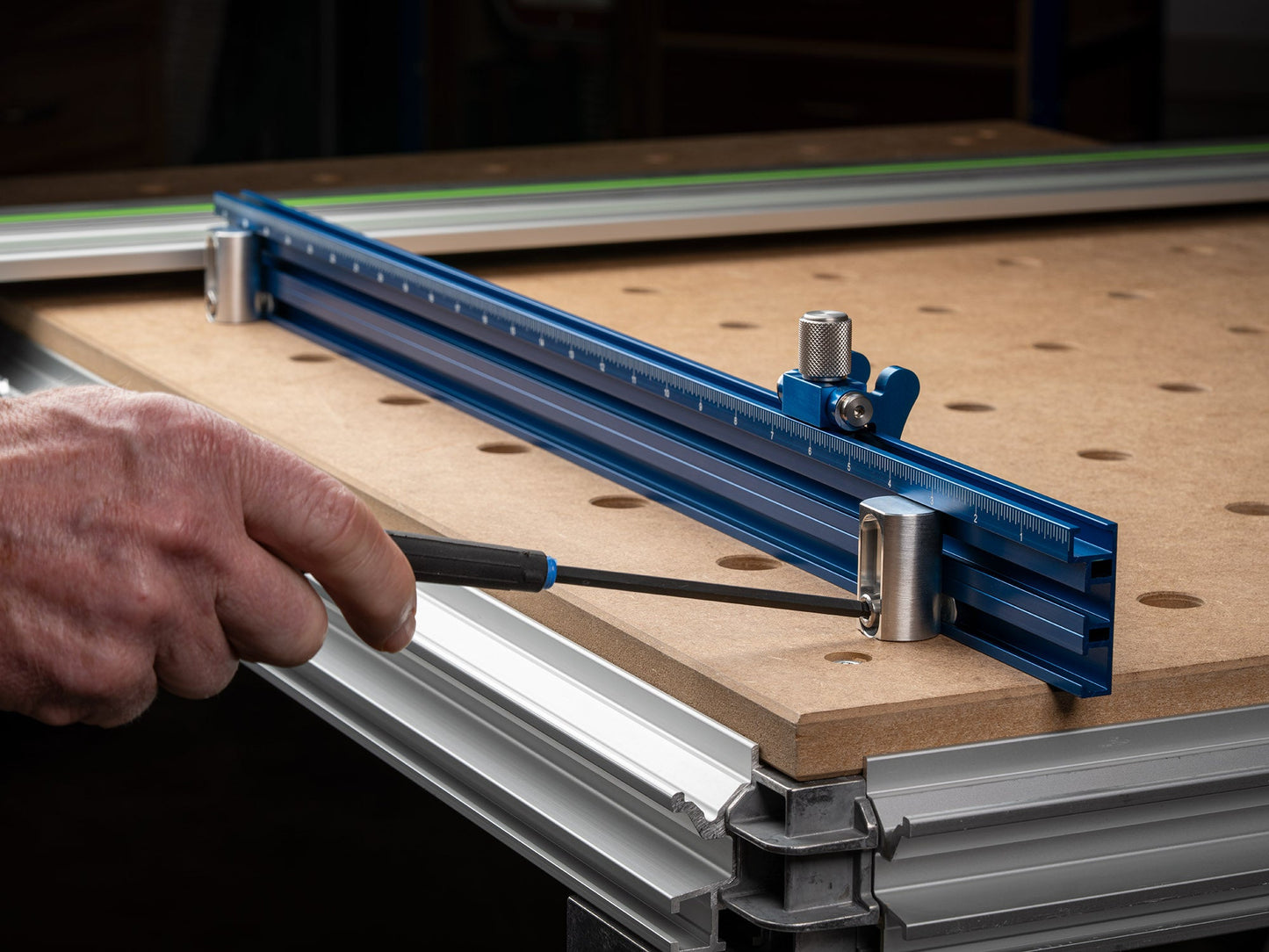 TSO Products 1200mm Multifunction Workbench Fence & Stop Set